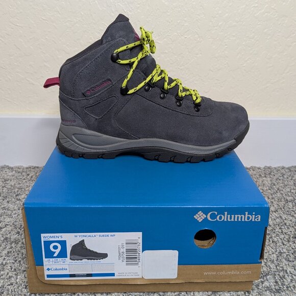 Columbia* Women's Yoncalla Suede Waterproof Mid Omni-Grip Hiking Boots~Size US 9 - Picture 1 of 14